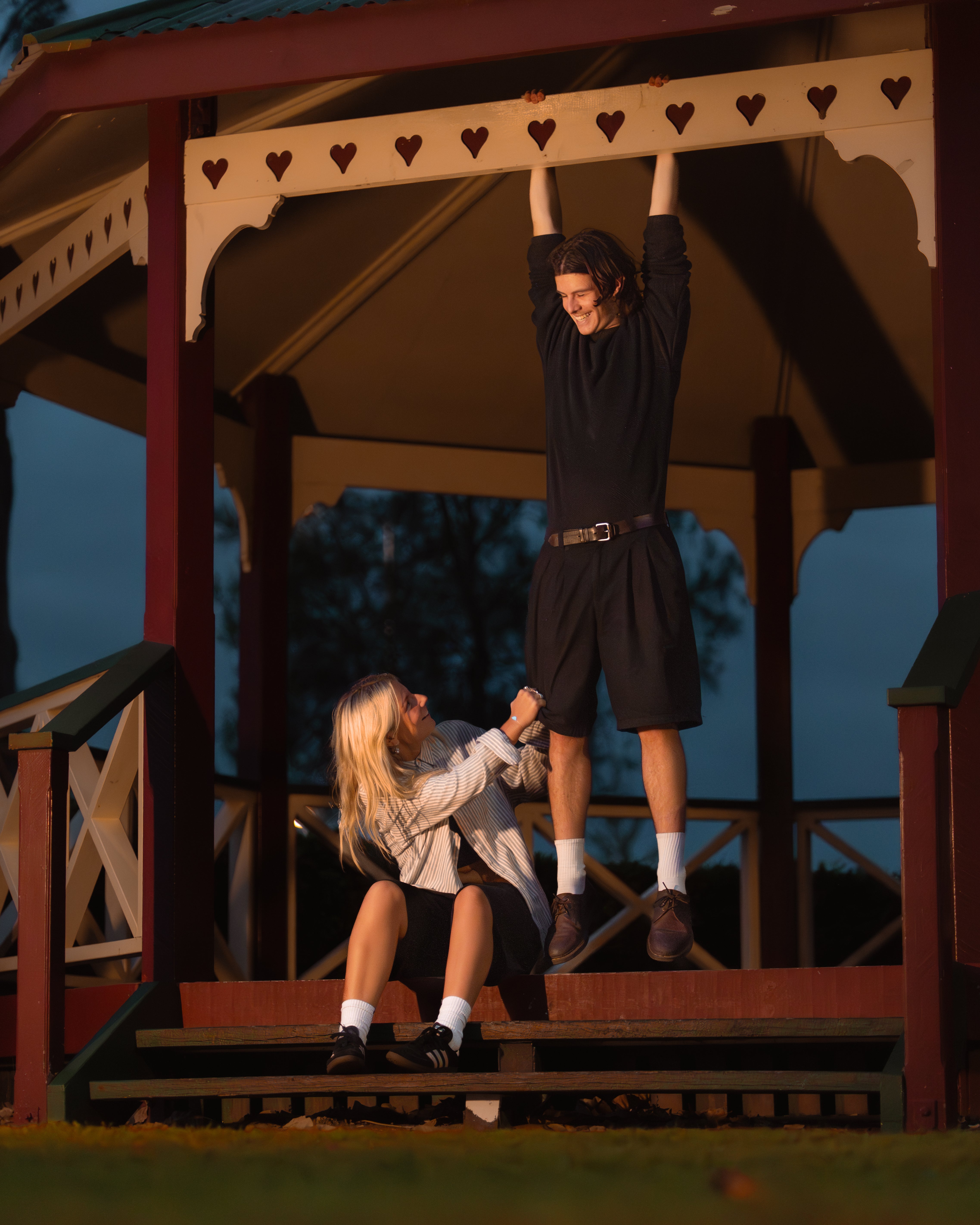 NINE-TO-NONE PLEATED SHORTS